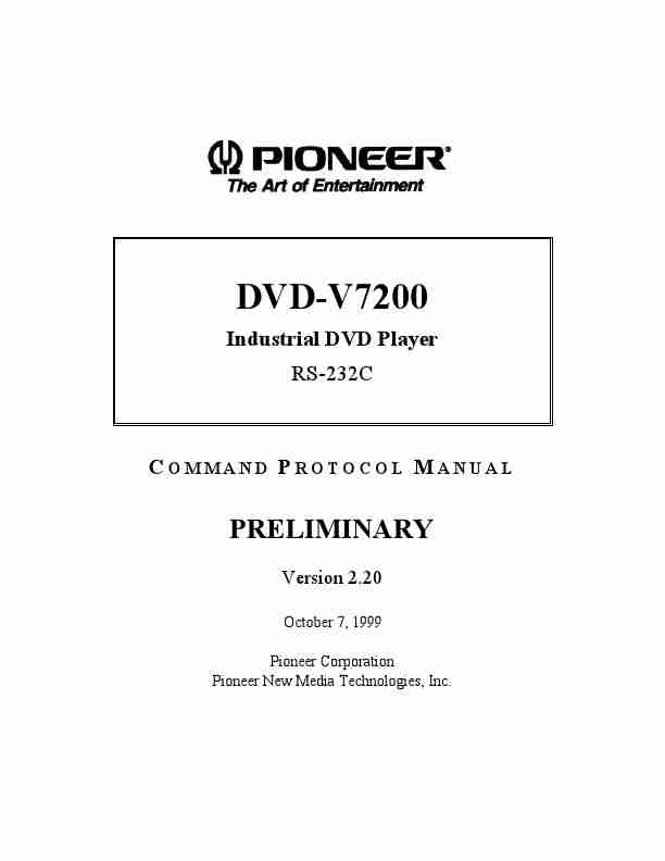 Pioneer Portable DVD Player RS-232C-page_pdf